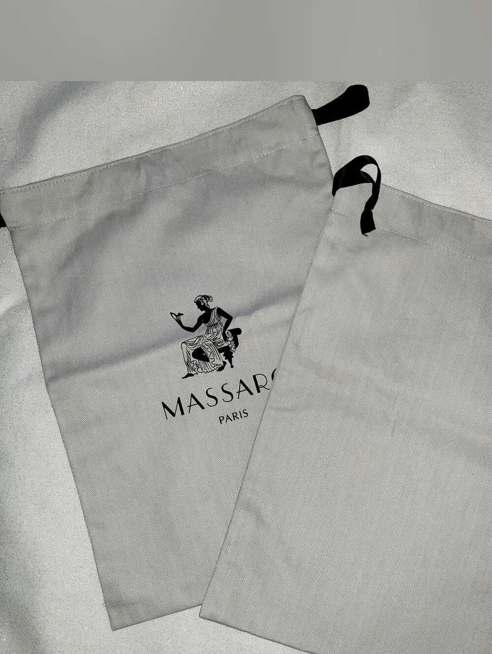 Pair Of Larger Massaro Paris Dust Bags